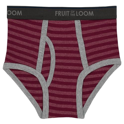 Image of Fruit of the Loom Boys' Tag Free Cotton Briefs Underwear (Assorted Colors)