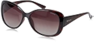 Sunglasses Women's P8317/S Butterfly Sunglasses, Havana, 58 mm