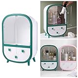 ★ AMPLE STORAGE SPACE - Hohe erste Stufe für abgefüllte Kosmetika mit einer geteilten Schublade für Pinsel, Schmucklippenstift, Unordnung auf der Arbeitsplatte sowie alles an einem Ort für eine bequeme Verwendung.