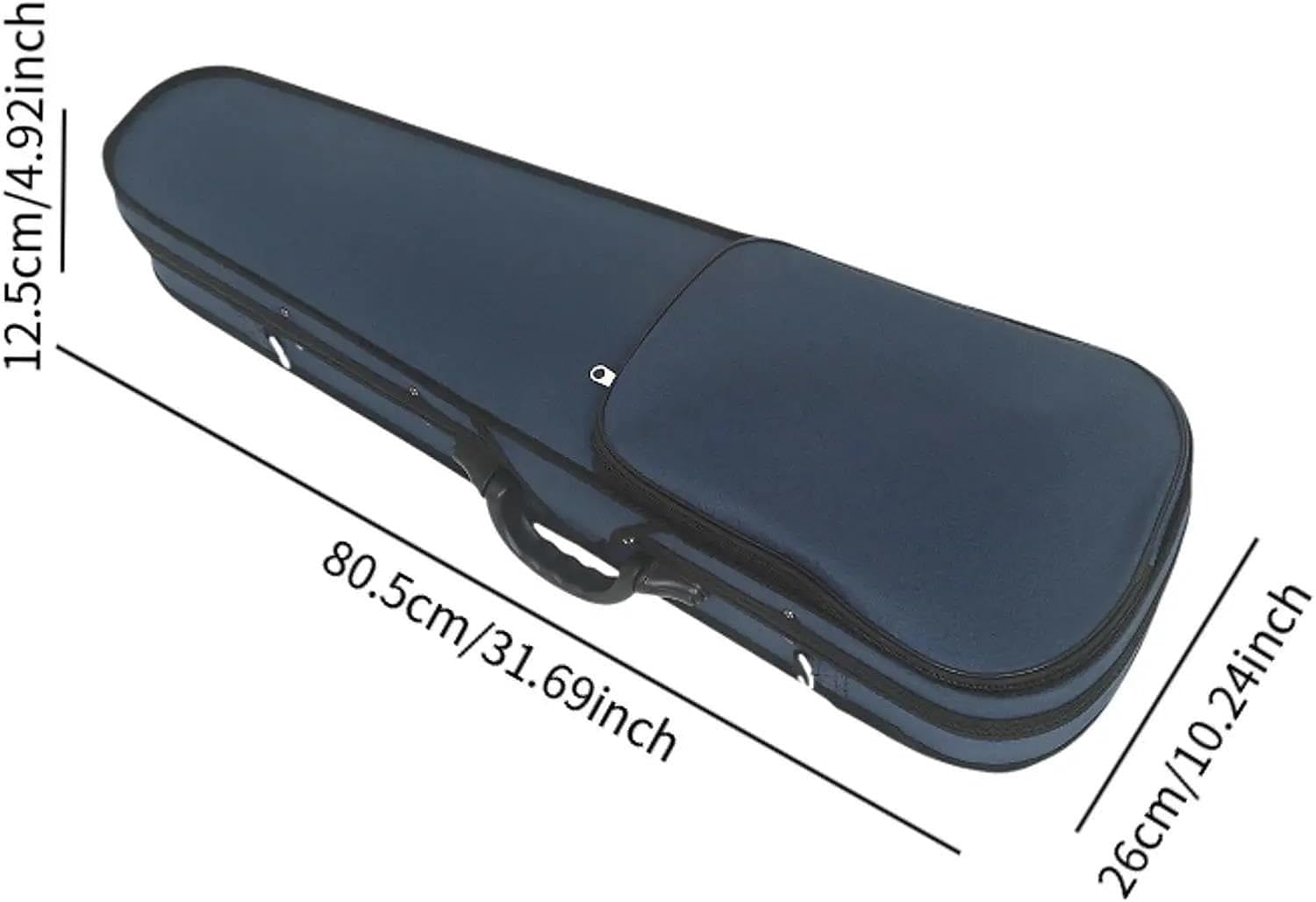 Violin instrument case 4/4 Violin Case With Built-in Hygrometer Sturdy With Side Handles Handbag For Violin Lovers