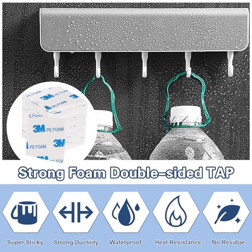 Upins 168-4665 150Pack Double Sided Foam Tape Strong Sticky Double Sided Foam Pads thumb #4