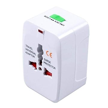 Adaptador Tomada Universal Padrão 150 Países Viagem Bivolt