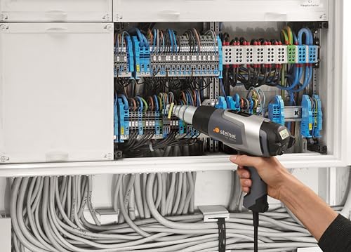 Steinel Heißluftgebläse HG 2320 E, 2300 W Heißluftpistole, 650°C|500 l/min, LCD-Display, Überhitzungsschutz, 3 m Kabel