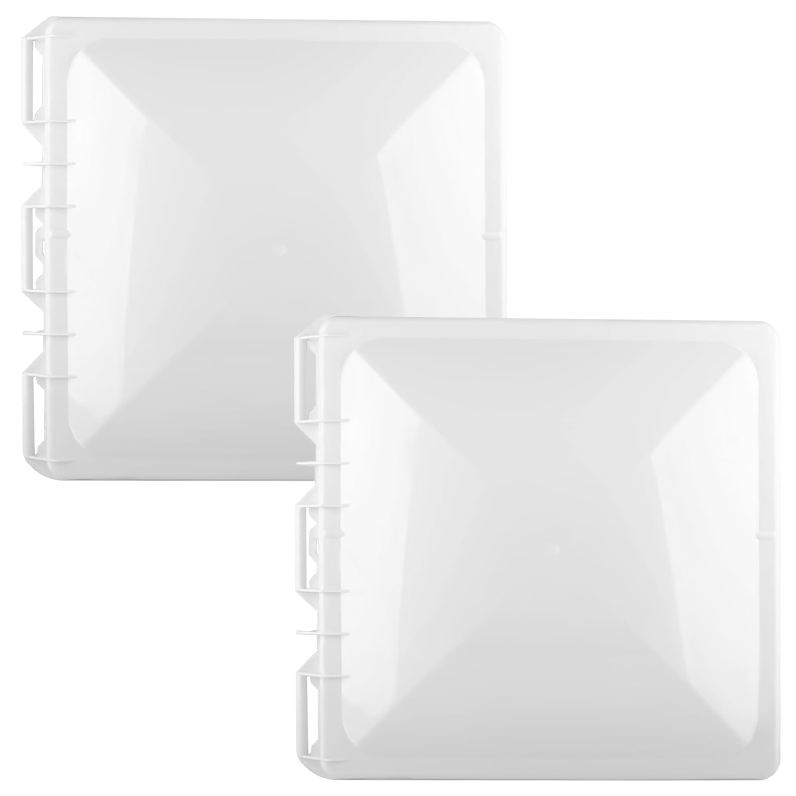 Wadoy 13 x 13 RV Vent CoverLid Compatible with Jensen 40152 Metal Base | 2 Pack 1994 & Up ModelsUniversal Roof Vent Cover Replacement for RV Trailer Camper Motorhome Durable Weather Protectio product thumbnail 2