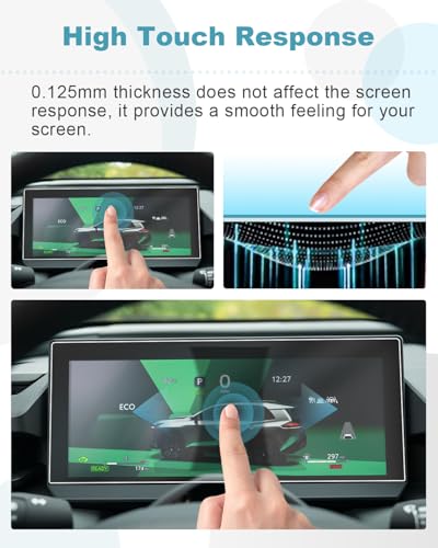 Image of CDEFG 2Pcs 2026 RAV4 Screen Protector for 2026 Toyota RAV4 12.3-Inch Dash, for 2026 RAV4 (LE /XSE /SE /XLE Premium /Woodland /XSE /Limited) Accessories Nano Screen Cover HD Clear