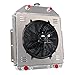KUUHLERSAT Aluminum Radiator for 1942-1952 Ford F1 F2 F3 Pickup V8, 3 Row Core Radiator + Shroud Electric Fan + Thermostat Relay Kit