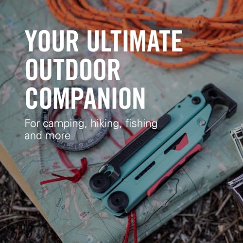Image of LEATHERMAN, Signal, 19-in-1 Multi-tool for Outdoors, Camping, Hiking, Fishing, Survival, Durable & Lightweight EDC, Made in the USA, Guava