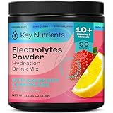 List of Key Nutrients for Health 6 KEY NUTRIENTS Electrolytes Powder No Sugar - Juicy Strawberry Lemonade Electrolyte Powder - Hydration Powder - No Calories, Gluten Free Keto Electrolytes Powder - 90 Servings - Made in USA