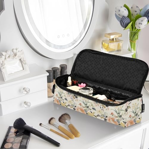 Bolsa de viaje para herramientas de cabello con tapete resistente al calor desmontable y organizador para planchas, rizadores y secadores miniatura 7