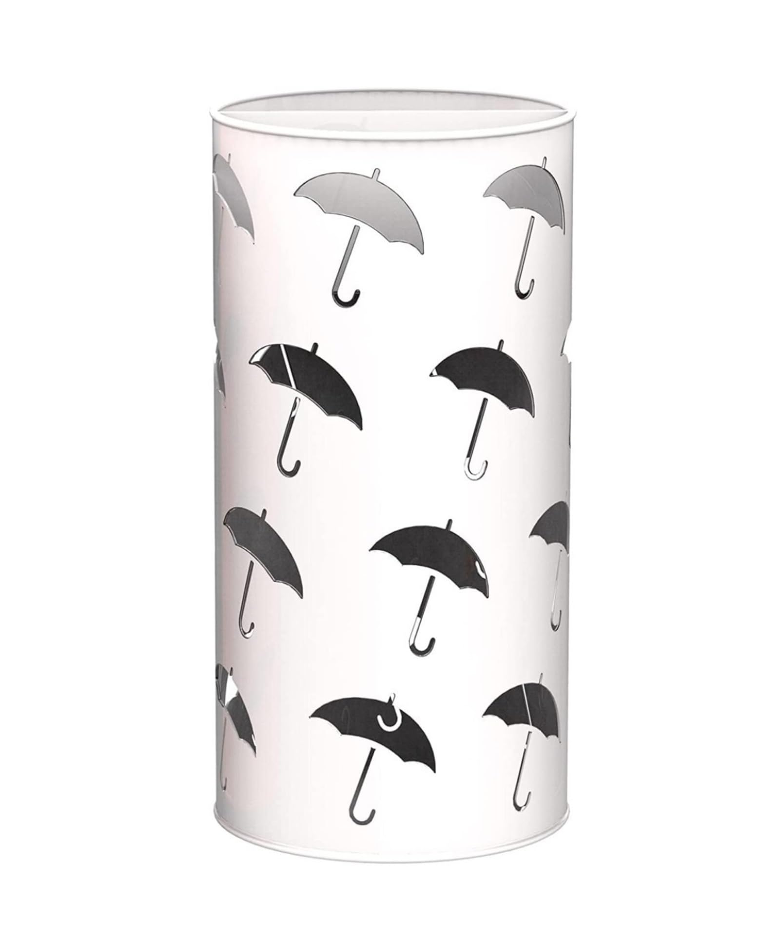 HYLYGFH Metal Umbrella Stand Holder for Home Apartment Office Round Umbrella Storage Rack for Long & Short Umbrellas Indoor Doorway nizer Bucket