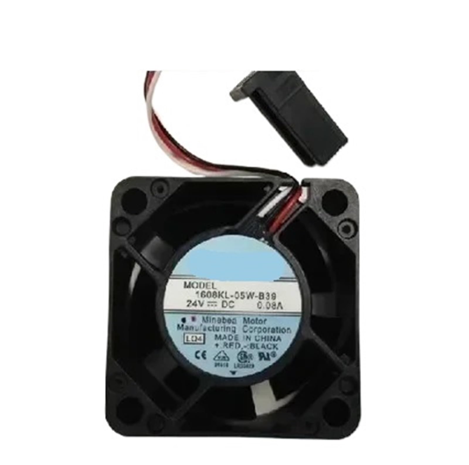 JEYPINDII 10 pcs 1608KL-05W-B39/B49/B50/B59/B69 24V 4020 fan 4CM(2)