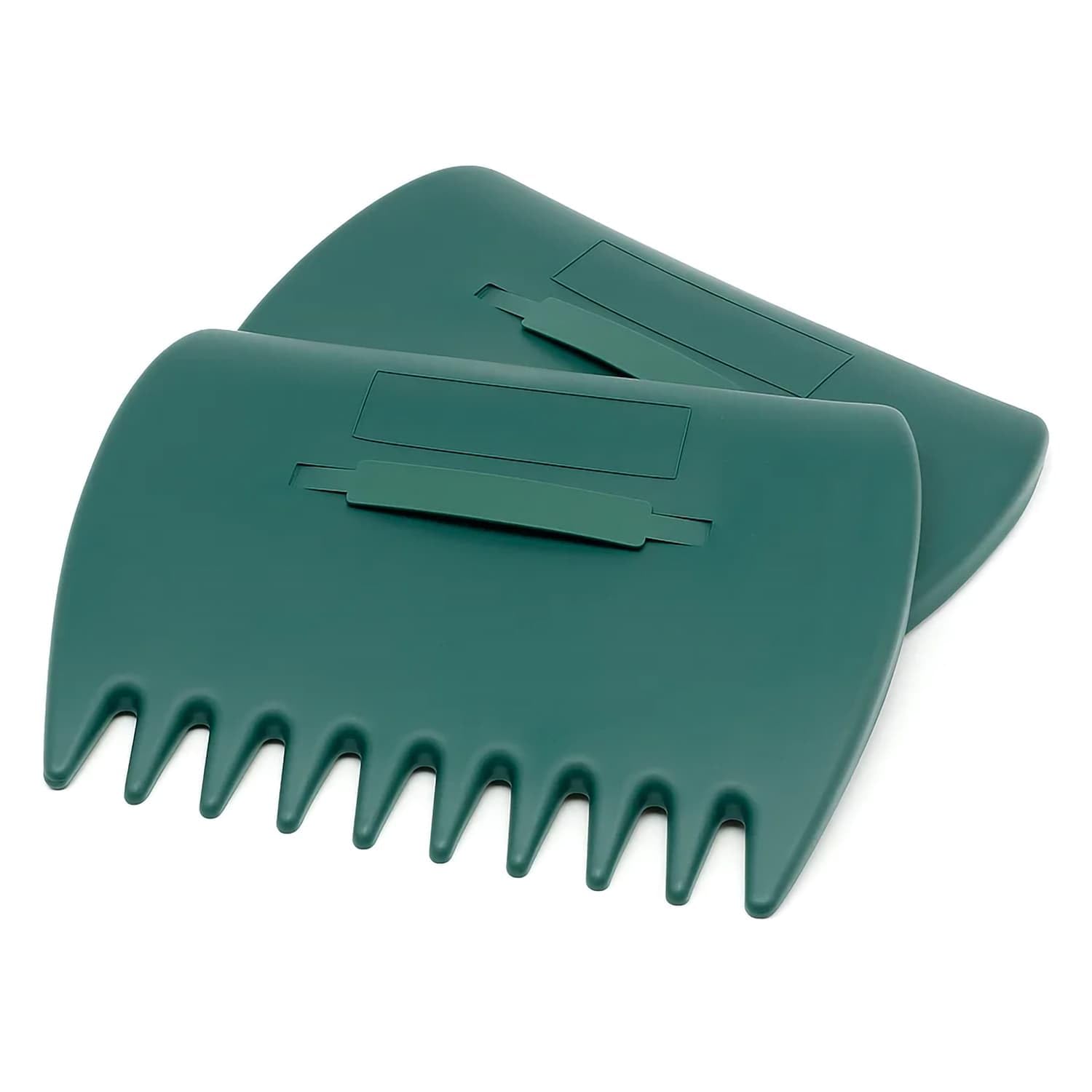 CKB LTD Set di 2 palette, rastrelli in plastica leggera per foglie, erba, rifiuti da giardino, rifiuti da cortile, resistenti e facili da usare, paletta per la pulizia