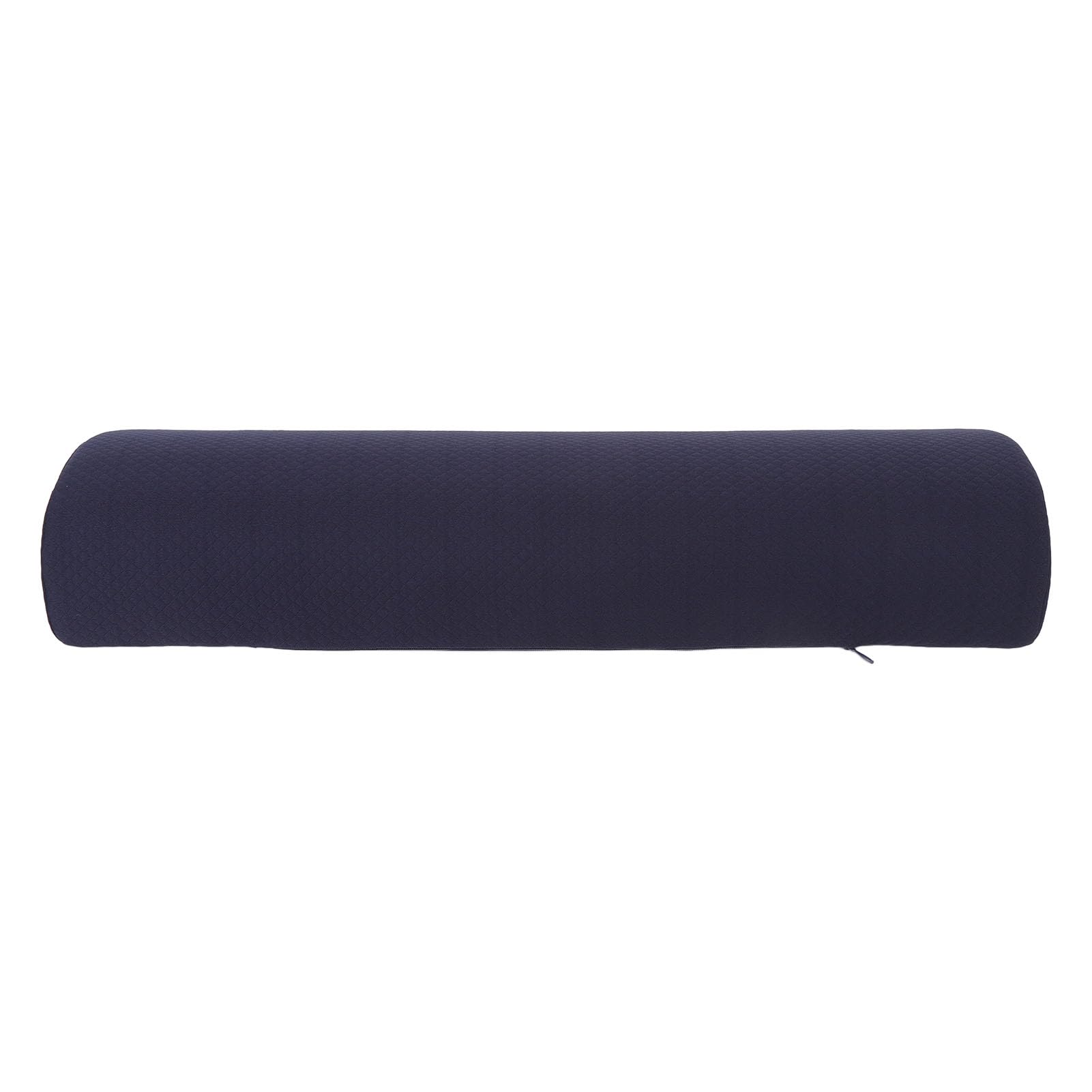 Almohada para elevación de piernas de Forma de Medio Cilindro, Almohada de Apoyo para Las piernas al Dormir, Almohada ergonómica de Espuma viscoelástica para la Rodilla con Funda (Azul)