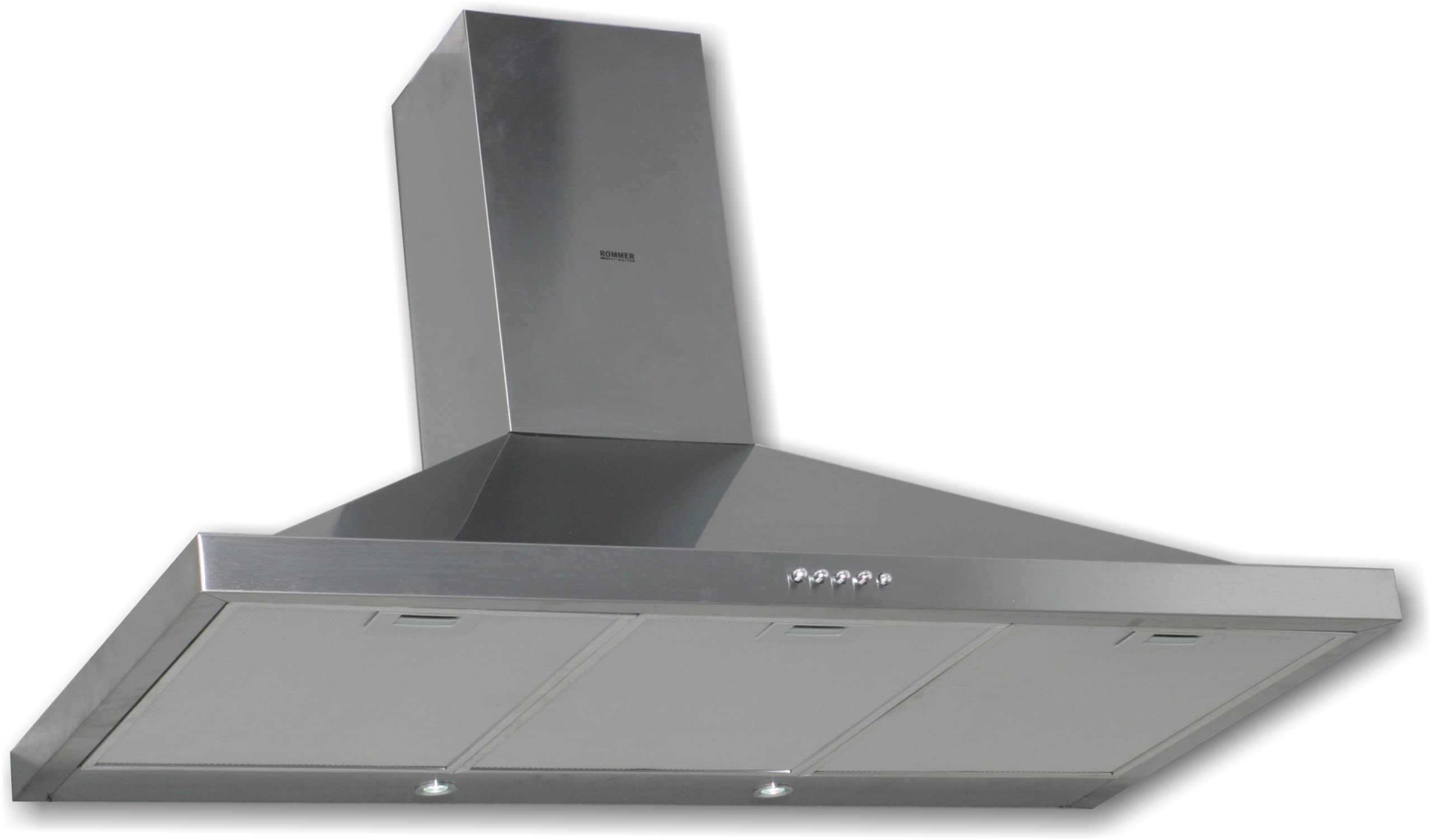Campana extractora Rommer D-951 Inox., 400 m3/h, 90cm ancho