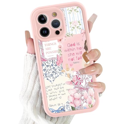 Coque iPhone 13 Pro Max verset de la Bible pour femme active et spirituelle
