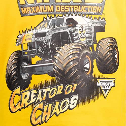 Image of Monster Jam Boys' Athletic 2-Piece T-Shirt and Shorts Set Toddler to Big Kid