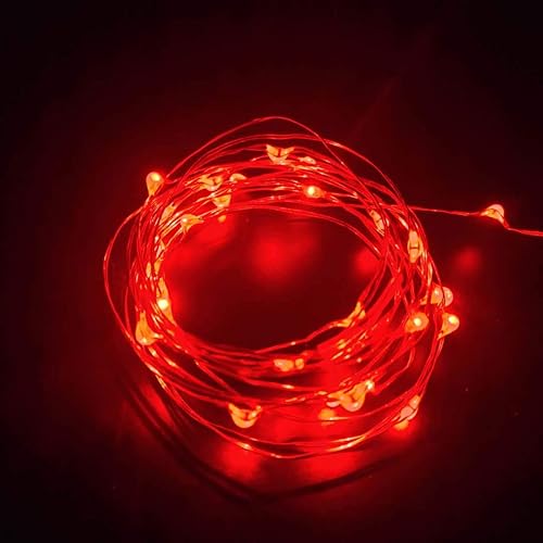 Miniatura 2 de Paquete de 4 luces LED de gota de rocío a pilas, mini luces de hadas para interiores con función de temporizador, para bodas, hogar, fiestas,