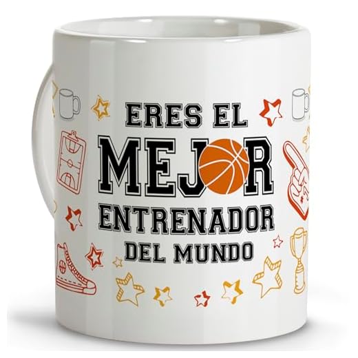 Baloncesto regalos originales. Tazas originales para regalar. Regalo entrenador. Regalos baloncesto. Taza cerámica 330 ml. Entrenador baloncesto