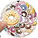 Cute Donut Stickers for Kids Girls, 50PCS Doughnut Funimost Waterproof Vinyl Stickers for Water Bottles Laptop Phone Scrapbook, Sweet Snack Decals for Donut Lovers, Party Supplies