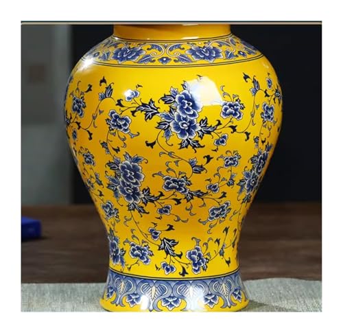 Elegant Jingdezhen Large Blue and White Porcelain Vase for Stylish Home Decor and Flower Arrangements - Image 4