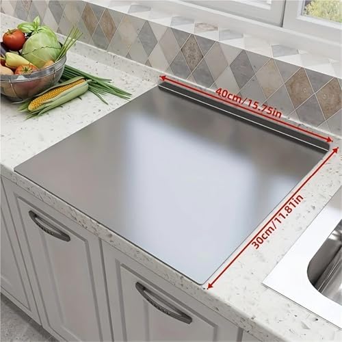 Planche a decouper inox robuste en acier inoxydable durable - 3