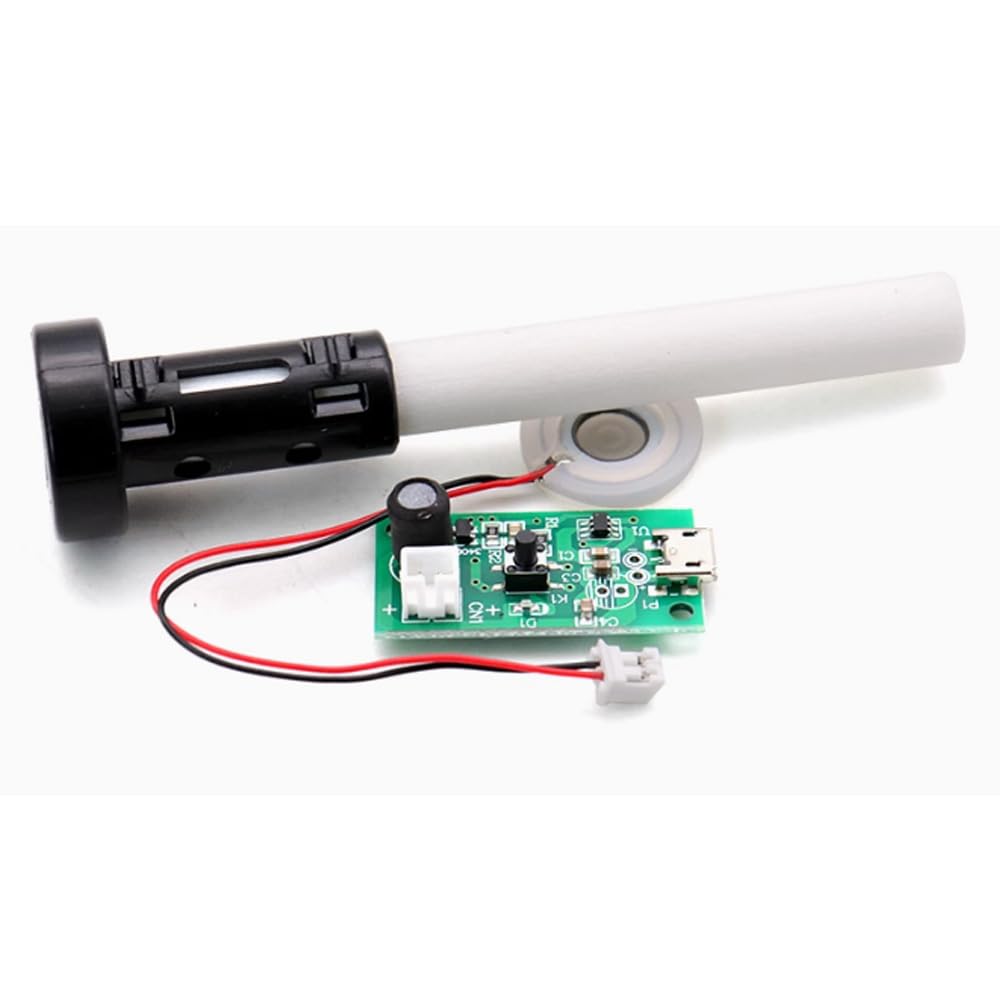 Ultrasonic Mist Maker Humidifier, 5V Atomization Disc 108KHz Mist Atomizer DIY Humidifier with PCB, DIY Mist Atomizer Micro USB Board Ultrasonic Atomization Module for Home pack of (1)-image-32