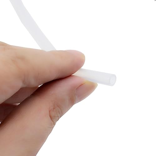 Miniatura 3 de Tubo de silicona de 532 pulgadas (0.157 in) de diámetro interior x 14 pulgadas de diámetro exterior flexible transparente de goma de silicona