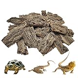Hamiledyi Reptile Bark Bedding Tortoise Cork Bark Flats Natural Bulk Terrarium Cork Wood Tank...