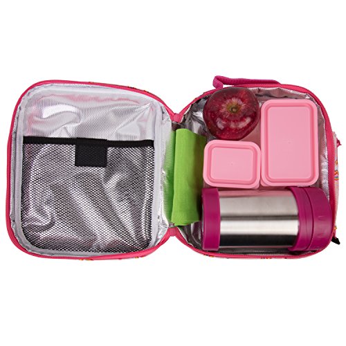 Bentology Insulated Lunch Box W Snack Pocket And Water Bottle Holder - Boys Girls And Kid's Lunchbox Tote Keeps Food Hotter Or Colder Longer - Bag Fits Most Bento Boxes And Containers #TOP5