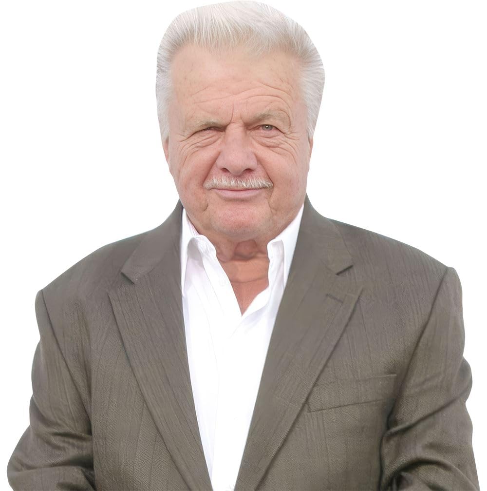 John Karlen (Grey Suit) Half Body Buddy Cutout
