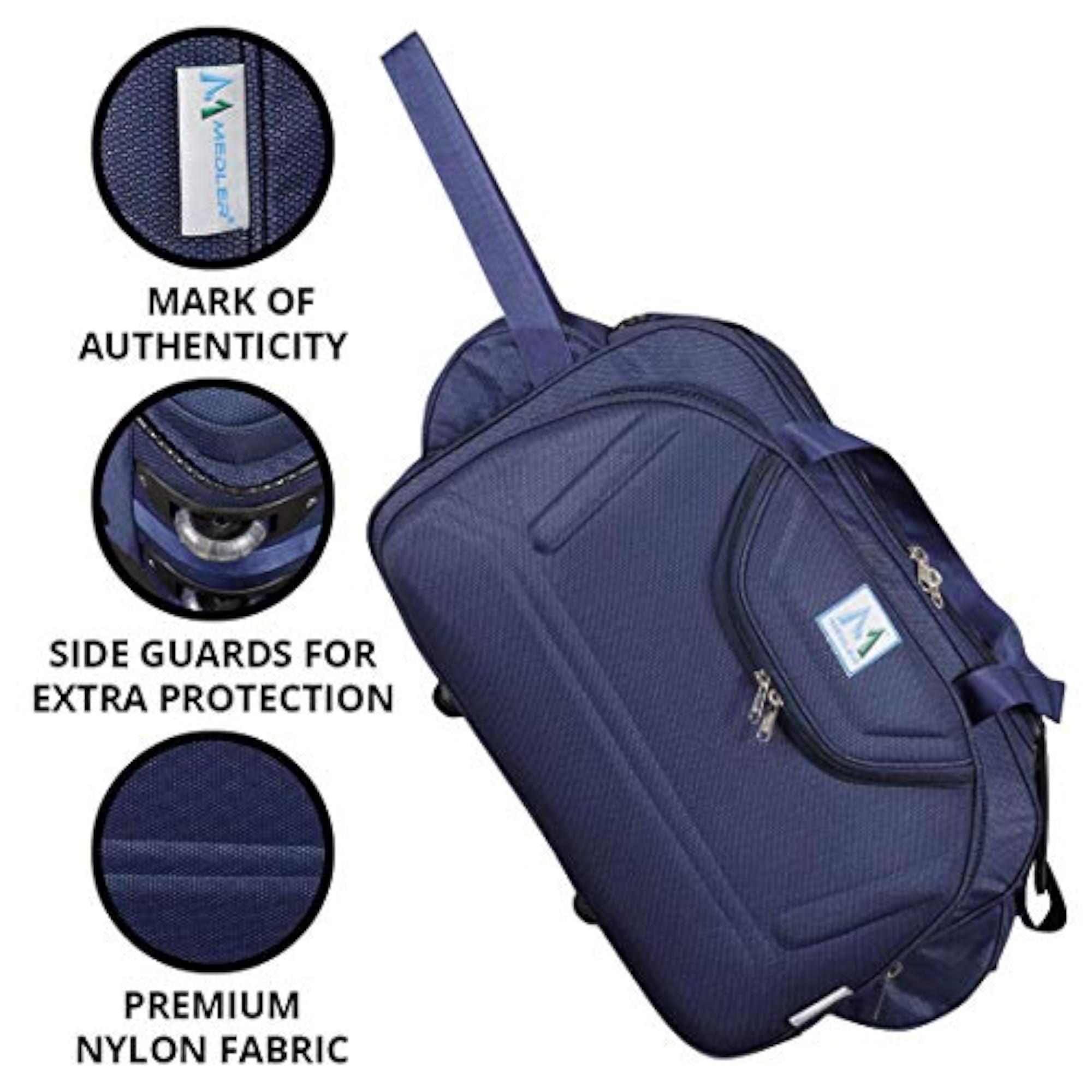 Nylon Waterproof Combo Travel Duffle Bags - Set Of 2