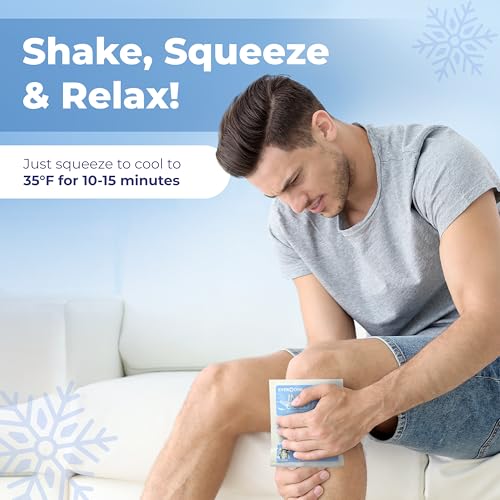 Instant Cold Pack | Disposable Ice Packs – Cold Therapy for Injuries, Swelling, Inflammation, Muscle Strains – Ideal for First Aid Kits – 5x6 Inches, 50 Count - Image 5