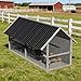 HDSTORZON Metal Roof Panels, Galvanized Steel Roofing Sheets, Anti-Rust & UV-Resistant, Lightweight Yet Sturdy, Metal Roofing Panels for Barns, Garages, Patios, Industrial Use (15, 72.8