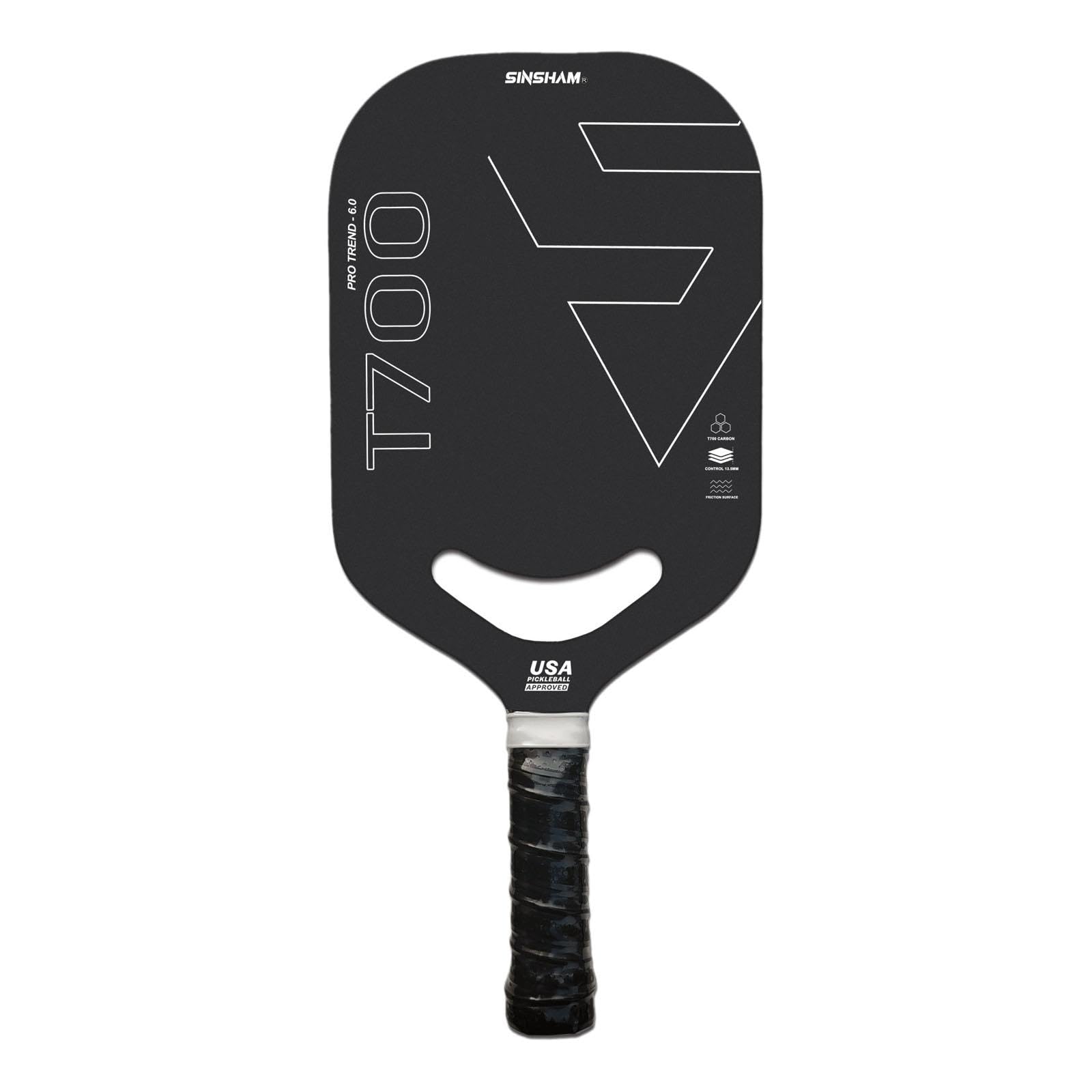LOVIVER Racchetta da Pickleball in Fibra di Carbonio, Racchetta da Pickleball Portatile, Racchetta da Pickleball Professionale di Alta qualità, Nucleo a Nido