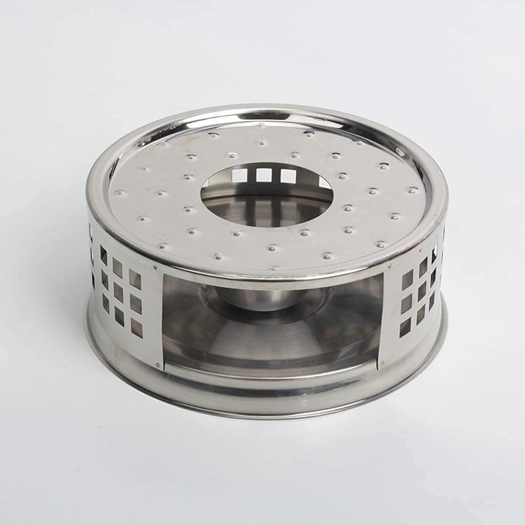 Teapot Dish Warmers Stainless Steel Trivet and Teapot Warmer with Tea Light Candle