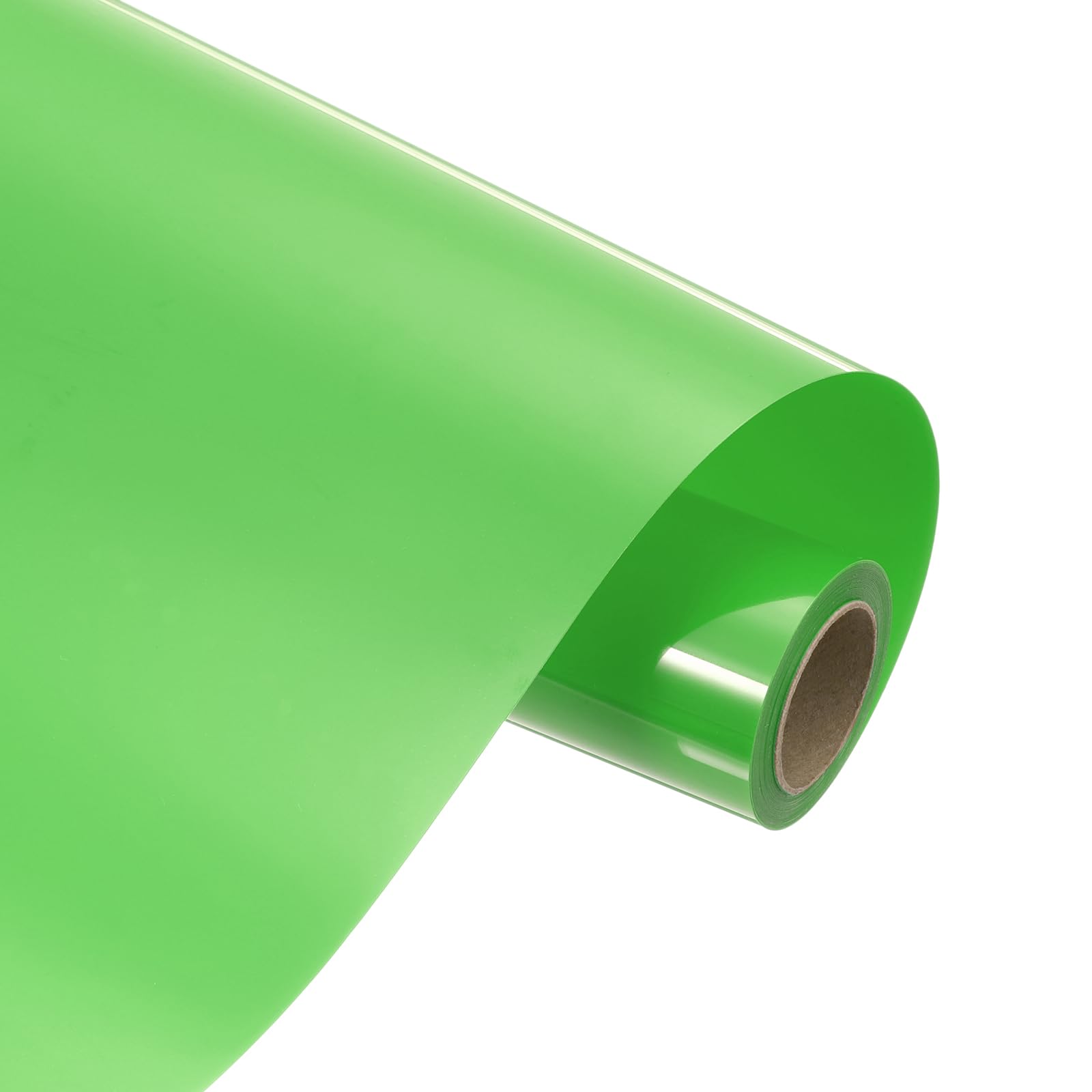 sourcing map Heat Transfer Vinyl Roll, 12" x 3.3ft HTV Iron on Transfer Vinyl for T-Shirts Craft Cutter Cutting Machine, Easy to Cut and Weed (Grass Green)