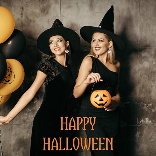 Cute Halloween Sugar Cookie Earrings Gifts For Bestie Friend Daughter Funny Food Fall Spooky Lightweight Hypoallergenic Earrings Studs4