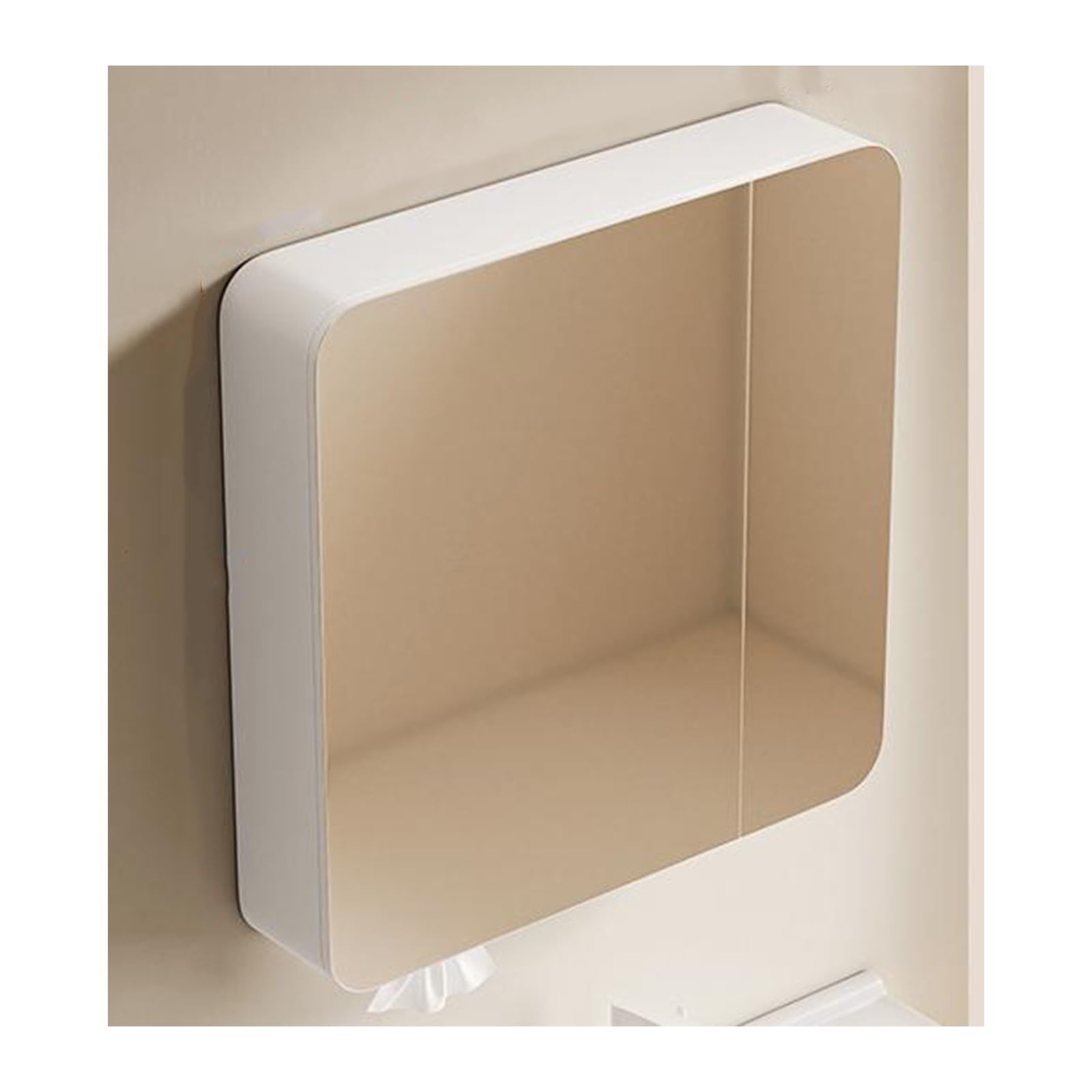 Armoire à pharmacie murale gain de place avec miroir et étagères