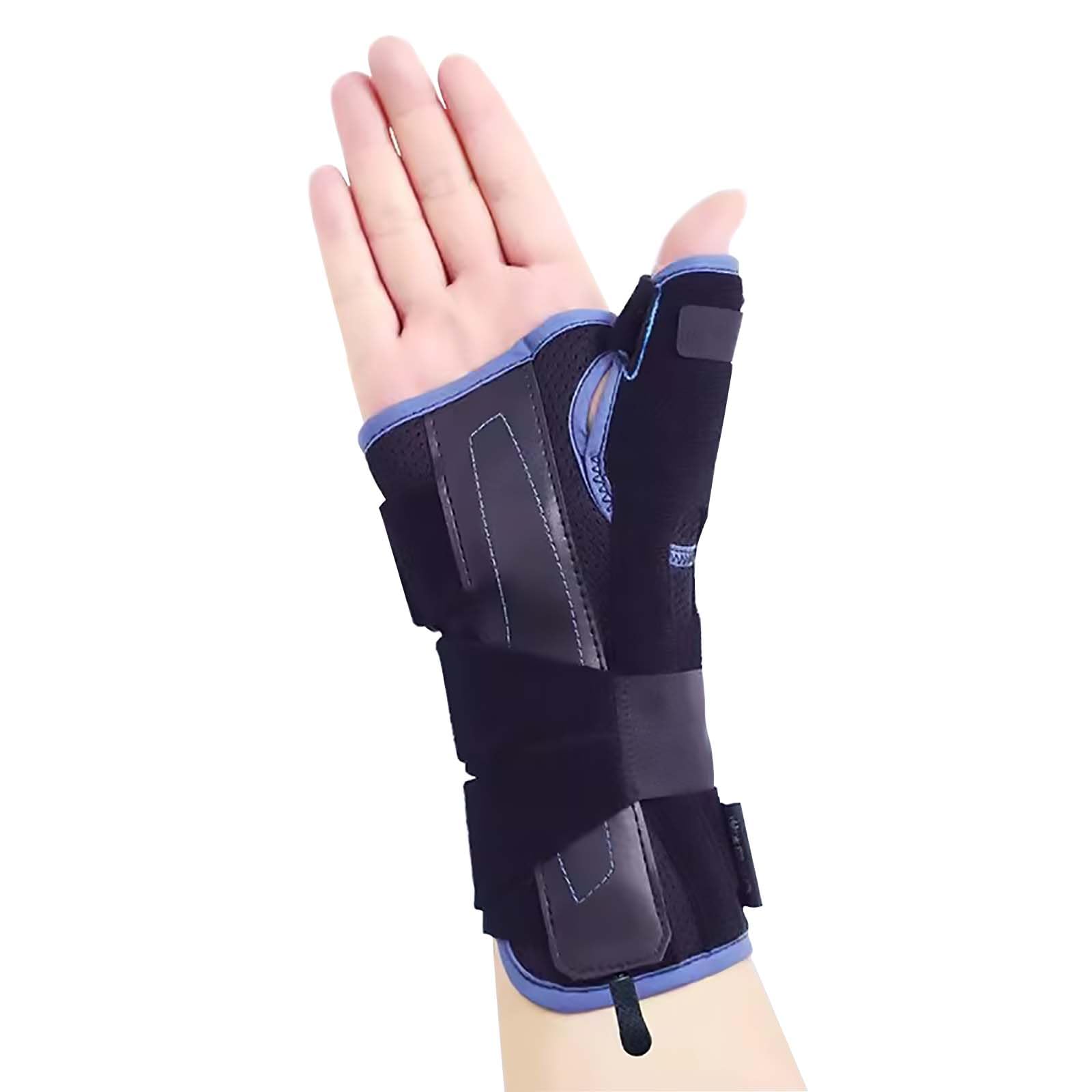 HAILM Ferula Pulgar con Férulas Metal, Muñequera Transpirable Túnel Carpiano, Adapta Hombres y Mujeres, Ayuda Aliviar Dolor Articular, Artritis, Tendinitis, Fracturas Muñeca/Esguince,Right Hand,S