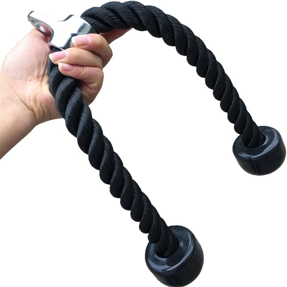 Rope Abdominal Crunches Cable Pull Down Laterals Biceps Muscle Training Fitness Body Building Gym Pull Resistance Bands