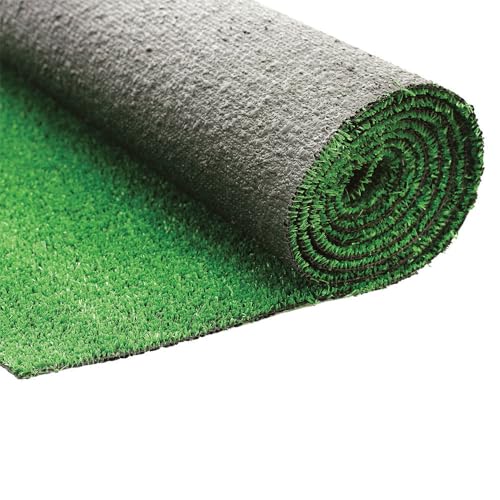 Gazon synthétique H7 mm herbe artificielle avec drainage de 2x25mt pour aménagements extérieurs