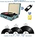 Tocadiscos Bluetooth con Estéreo Altavoces, Tocadiscos de Vinilo de Estilo Vintage, 33/45/78...