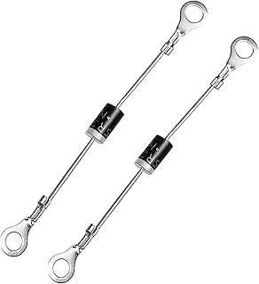 3 Amp Heavy Duty Golf Cart Solenoid Valve Diode | (2 Pack), suitable for 36/48 volt 400 amp solenoid valve coils, improves solenoid valve efficiency and extends service life.
