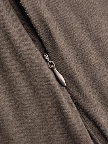 CIDER Mid Waist Skirts for Women Solid Ruched Bodycon Long Maxi Skirt Casual Fishtail Pencil Skirt2