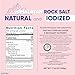 Purelife Himalayan Salt Iodized Pink Fine Natural Kosher Certified - Unrefined Salt 1.1 lbs and Purelife Himalayan Salt White Coarse Kosher Unrefined - Gourmet Natural Crystal Rock Salt 4.23 oz