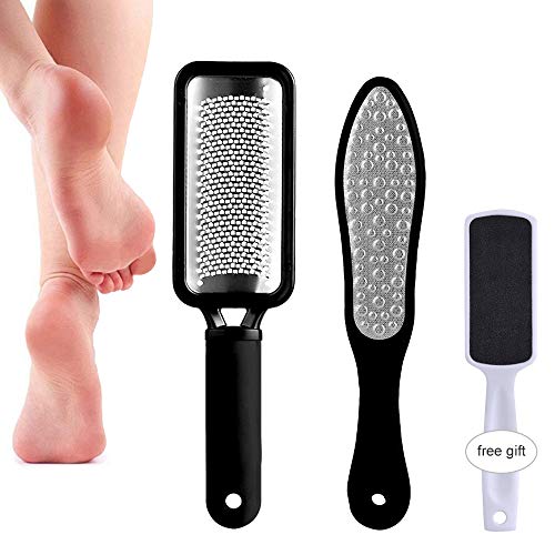 Pretty See Lime pour pieds,3 pcs Pédicure Rasp Pied Callus Remover pour pied sec