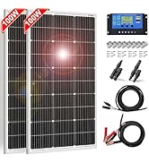 Amazon.co.jp: DOKIO 100W 18V 高効率単結晶ソーラーパネル 12V