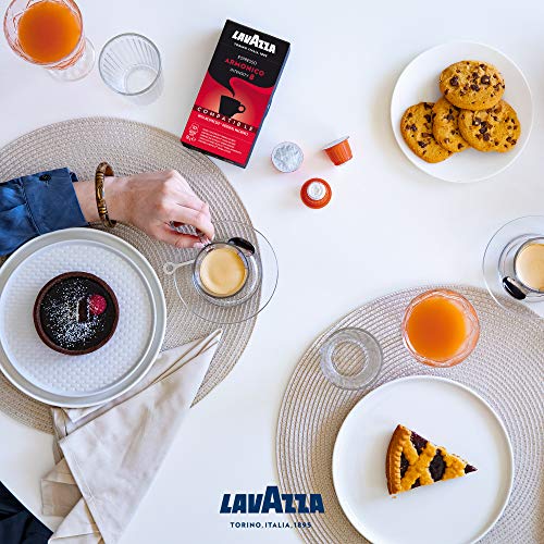 Image of Lavazza Espresso Armonico, 50 Gm With 10 Nos Nespresso Compatible Coffee Capsules (Pack of 2)