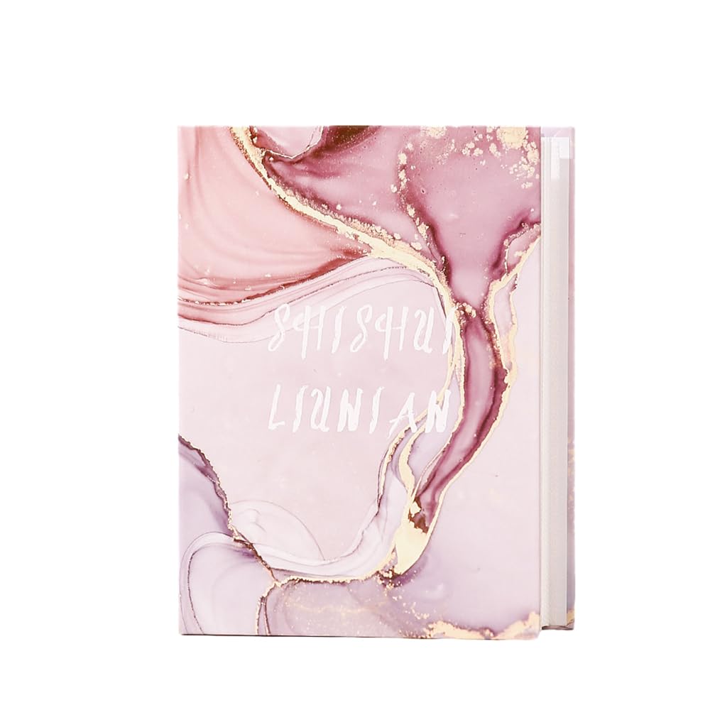 Hixingo Memo Photo Album 6x4 Holds Up to 100 Photos, Baby and Wedding Photo Albums, Personalised Photo Book - Gifts - Travel - Photo Books for Memories - Photo Album Slip in (7’’,Gilt Pink)