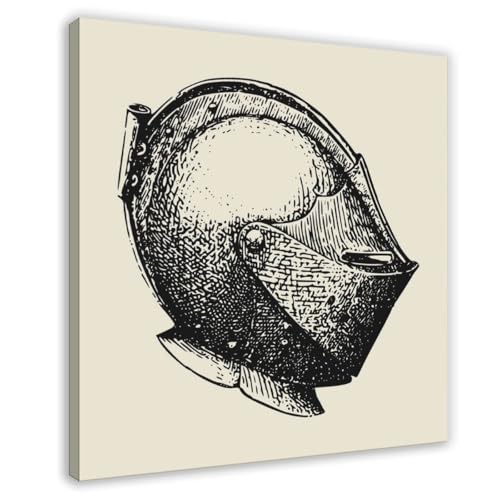 2 affiches sur toile chevalier pour habiller un mur vide de chambre garçon